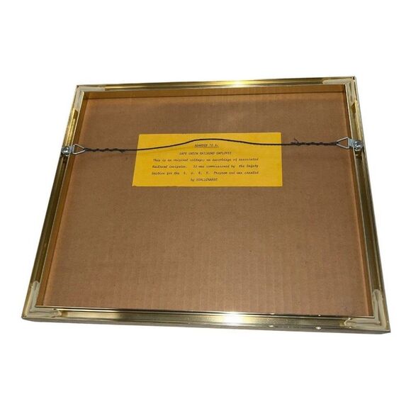 Vintage Lot Of 12 Different Railroad Patches In A Frame Birmingham Youngstown - Picture 2 of 16